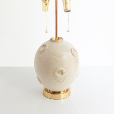  Nittsjo JERK WERKMASTER PAIR OF SWEDISH ART DECO CERAMIC LAMPS for Nittsj 