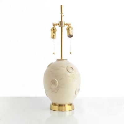  Nittsjo JERK WERKMASTER PAIR OF SWEDISH ART DECO CERAMIC LAMPS for Nittsj 