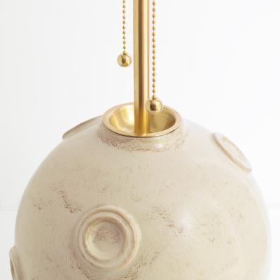  Nittsjo JERK WERKMASTER PAIR OF SWEDISH ART DECO CERAMIC LAMPS for Nittsj 