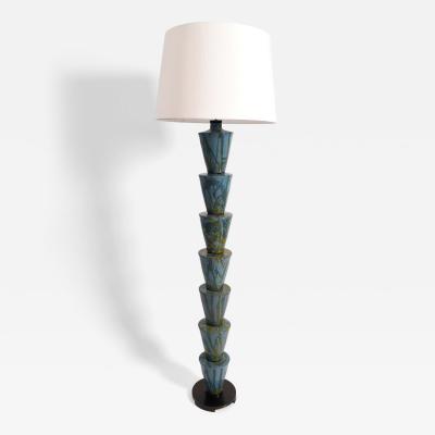 Nizwa blue and yellow floor lamp Barracuda edition 