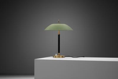  Nordiska Kompaniet 32391 Bakelite and Brass Table Lamp by Bertil Brisborg for NK Sweden 1940s