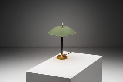  Nordiska Kompaniet 32391 Bakelite and Brass Table Lamp by Bertil Brisborg for NK Sweden 1940s