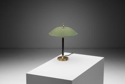  Nordiska Kompaniet 32391 Bakelite and Brass Table Lamp by Bertil Brisborg for NK Sweden 1940s