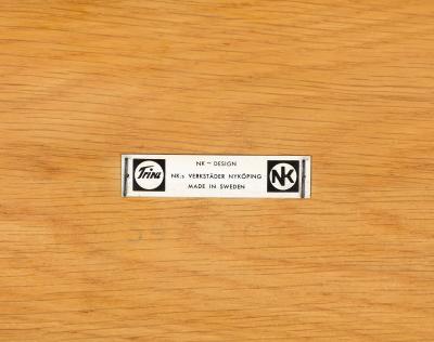  Nordiska Kompaniet A Pair of Yngvar Sandstr m Side Tables Nikko Nordiska Kompaniet TRIVA series 
