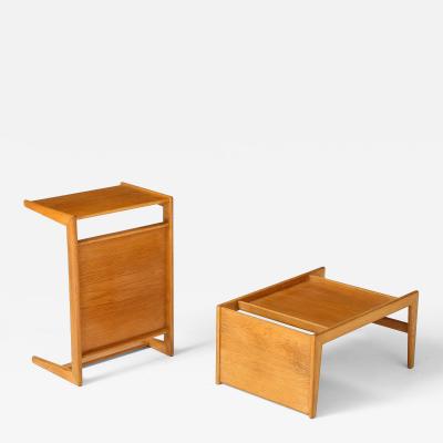  Nordiska Kompaniet A Pair of Yngvar Sandstr m Side Tables Nikko Nordiska Kompaniet TRIVA series 