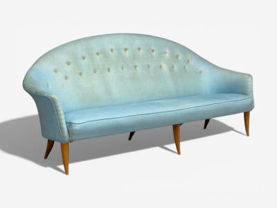  Nordiska Kompaniet Kerstin H rlin Holmquist Sofa Beech Fabric Sweden 1940s