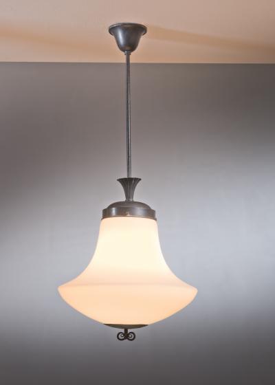  Nordiska Kompaniet Opaline glass pendant lamp