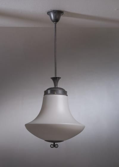  Nordiska Kompaniet Opaline glass pendant lamp