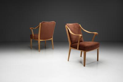  Nordiska Kompaniet Pair of Armchairs by Nordiska Kompaniet Sweden First half of the 20th Century