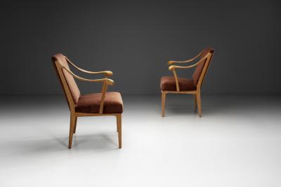  Nordiska Kompaniet Pair of Armchairs by Nordiska Kompaniet Sweden First half of the 20th Century