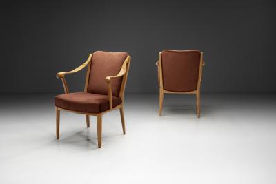  Nordiska Kompaniet Pair of Armchairs by Nordiska Kompaniet Sweden First half of the 20th Century