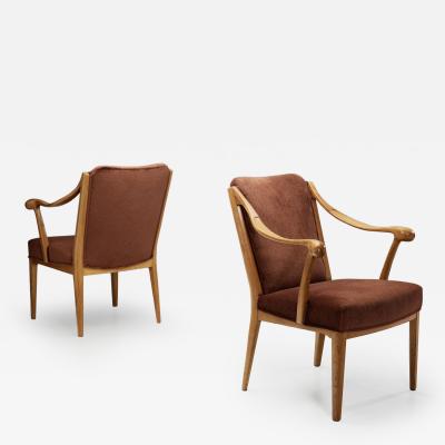  Nordiska Kompaniet Pair of Armchairs by Nordiska Kompaniet Sweden First half of the 20th Century