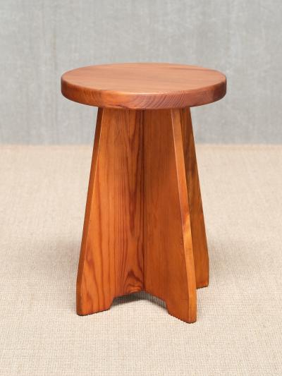  Nordiska Kompaniet Pair of Nordiska Kompaniet Stools Side Tables in Solid Pine Sweden 1940s