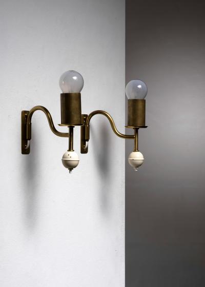  Nordiska Kompaniet Pair of Nordiska Kompaniet wall lamps