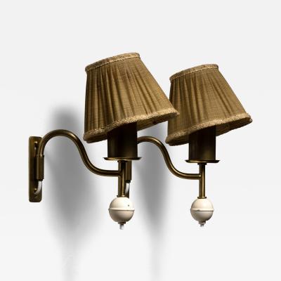  Nordiska Kompaniet Pair of Nordiska Kompaniet wall lamps