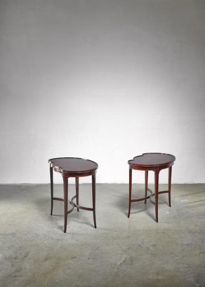  Nordiska Kompaniet Pair of free form Nordiska Kompaniet side tables Sweden 1945