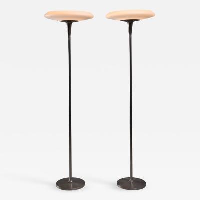  Nordiska Kompaniet Pair of tall Nordiska Kompaniet floor lamps