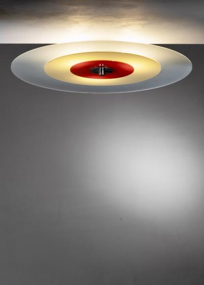  Nordiska Kompaniet Scandinavian Modern glass ceiling lamp
