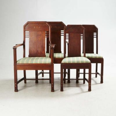  Nordiska Kompaniet Set of Eight Chairs by Nordiska Kompaniet David Blomberg Attributed