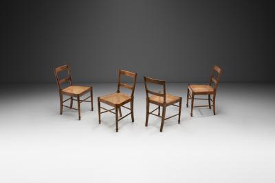  Nordiska Kompaniet Set of Four Bungalow Dining Chairs by Nordiska Kompaniet Sweden 1923
