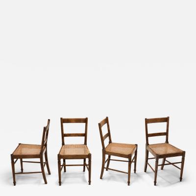  Nordiska Kompaniet Set of Four Bungalow Dining Chairs by Nordiska Kompaniet Sweden 1923