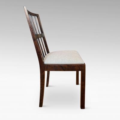  Nordiska Kompaniet Set of Six Swedish Modern Chairs in Birch by Axel Einar Hjorth