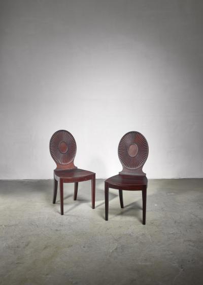  Nordiska Kompaniet Thoresen and Roloff pair of side chairs for Nordiska Kompaniet