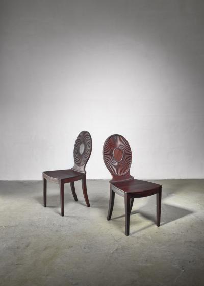  Nordiska Kompaniet Thoresen and Roloff pair of side chairs for Nordiska Kompaniet