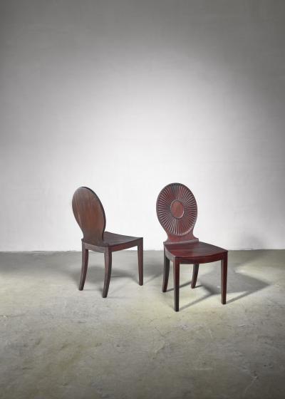  Nordiska Kompaniet Thoresen and Roloff pair of side chairs for Nordiska Kompaniet