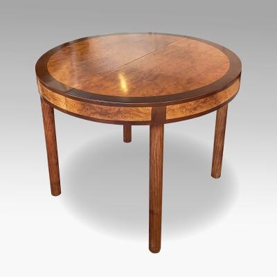  Nordiska Kompaniet Very Fine Round Table by Carl Bergsten for Nordiska Kompaniet