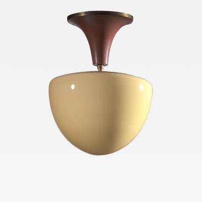  Nordiska Kompaniet Yellow glass ceiling lamp