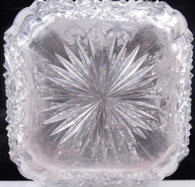  Norton White Pretty English Victorian Sterling Silver Cut Glass Decanter 1889