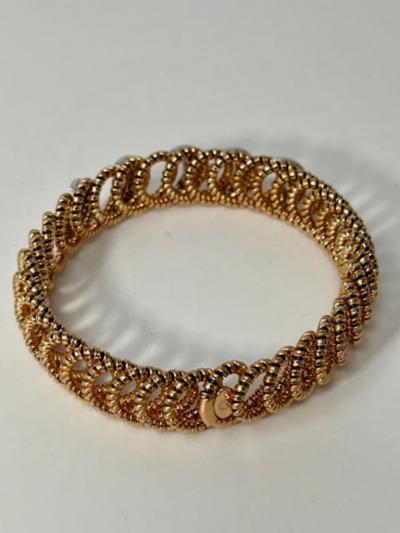  Novecentonovantanove 18K Gold and Diamond Bracelet from Italy