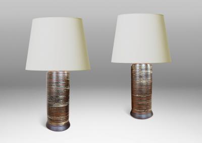  Nylund Krebs Pair of Table Lamps by Nylund Krebs