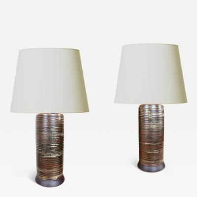  Nylund Krebs Pair of Table Lamps by Nylund Krebs