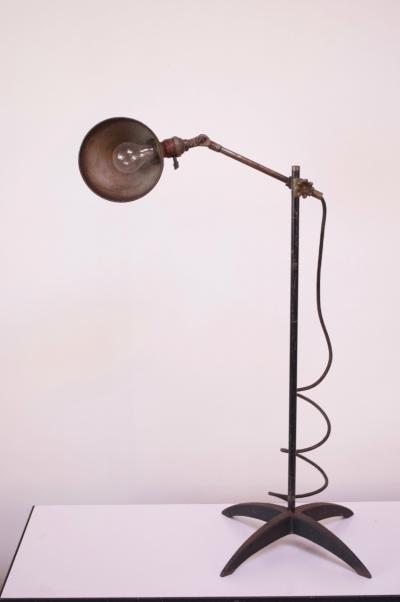 O C White 1930s Articulating Floor or Table Lamp by O C White