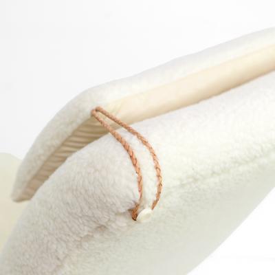  OPE OPE M BLER FAUX SHEEPSKIN LOUNGE CHAIR CIRCA 1950 J NK PING SWEDEN