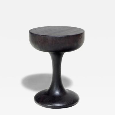  OTTRA Pedestal Side Table Round Top 