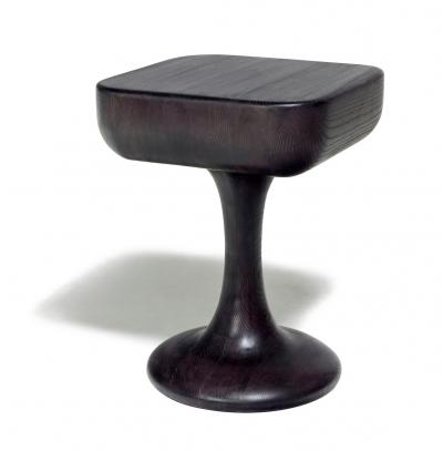  OTTRA Pedestal Side Table Square 
