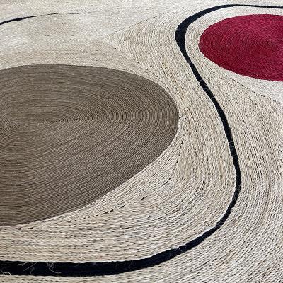  Oak Design Studios LE FRUIT DEFENDU One of a kind sisal tapestry by O K Studio