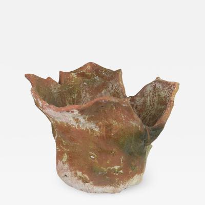  Oak Design Studios MAHONIA One of a kind glazed terracotta garden pot