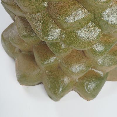  Oak Design Studios PALMAE II 0621 One of a kind glazed terracotta garden pot