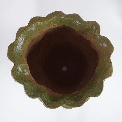  Oak Design Studios PALMAE II 0621 One of a kind glazed terracotta garden pot