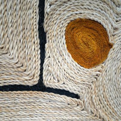  Oak Design Studios THE BRINGERS OF LIGHT One of a kind sisal tapestry by OAK Studio