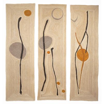  Oak Design Studios THE HESPERIDES POLYPTYCH One of a kind sisal rope tapestry