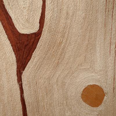  Oak Design Studios THE HESPERIDES POLYPTYCH One of a kind sisal rope tapestry