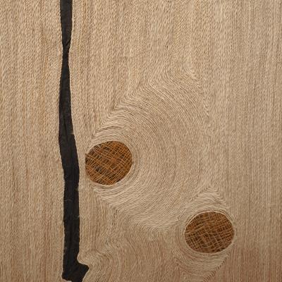  Oak Design Studios THE HESPERIDES POLYPTYCH One of a kind sisal rope tapestry