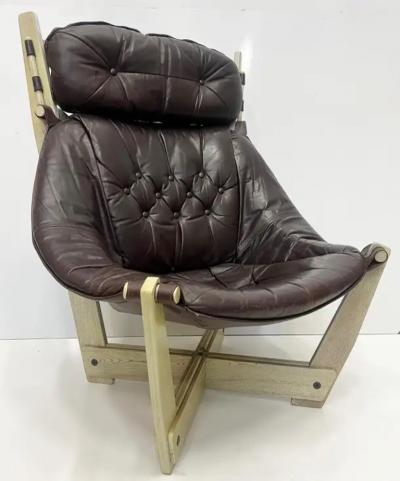  Odd Knutsen Vintage Luna Chair by Odd Knutsen for Hjellegjerde Mobler Norway