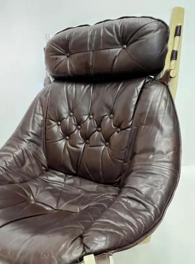  Odd Knutsen Vintage Luna Chair by Odd Knutsen for Hjellegjerde Mobler Norway