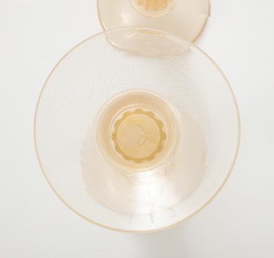  Oggetti Oggetti Italy Large Pair Of Murano Glass Candle Holders